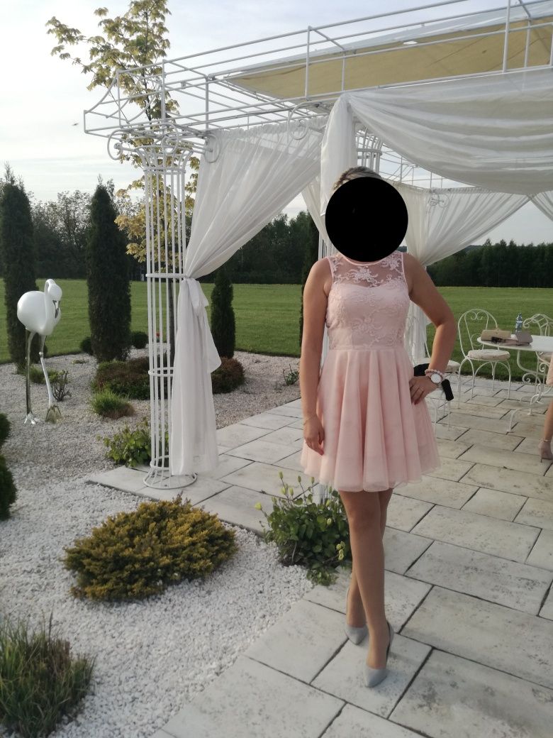 Sukienka weselna księżniczka tiul koronka. Rozmiar 38/40
