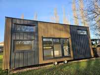 TINY HOUSE DOMEK Mobilny 350X1000 z półpiętrem