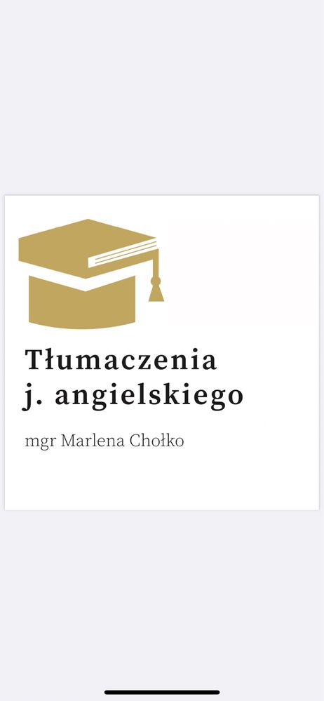 Tłumaczenia j. angielskiego