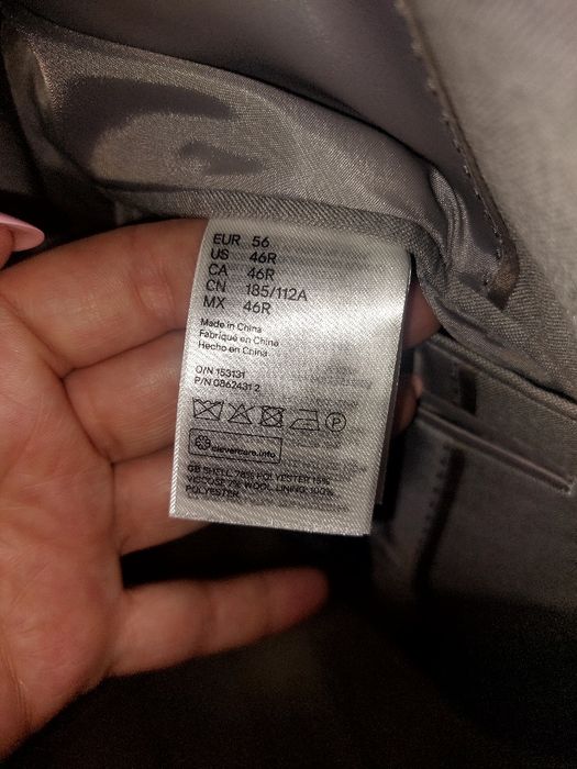 Garnitur męski H&M r.56