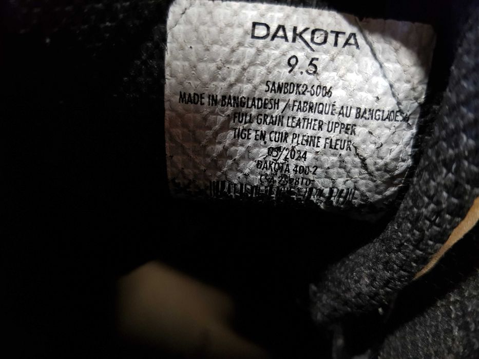 Buty robocze DAKOTA rozm 42,5 wkł 28 cm S3