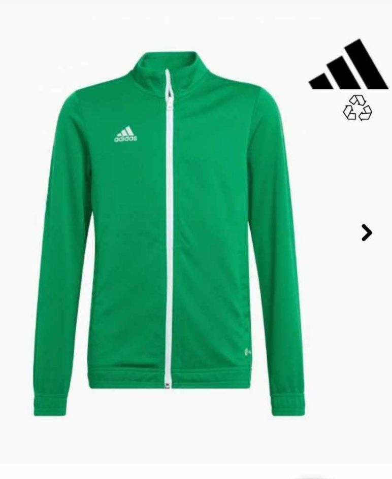 Bluza Adidas Entrada 22 rozmiar 140 Zielona Nowa