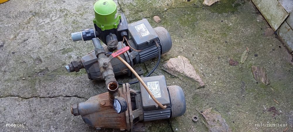 Electrobombas a funcionar