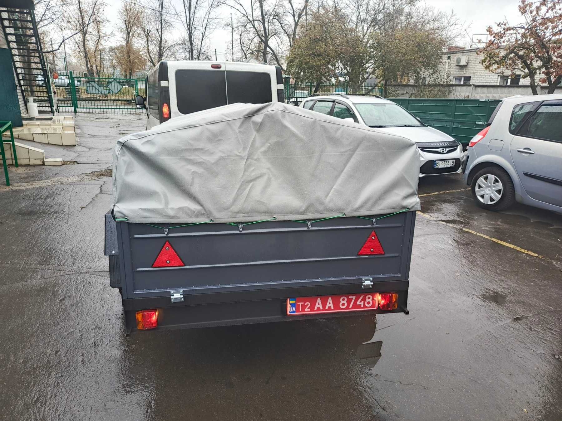 Новий посилений причіп 2500/1300/500 з виробництва Доставка Документи