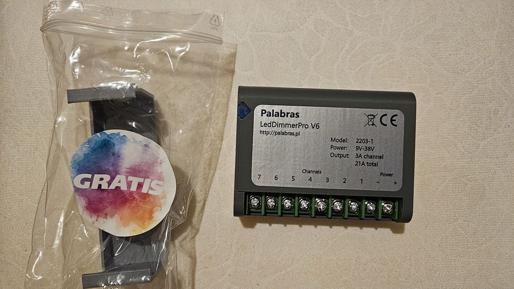 Sterownik LedDimmerPro V6 na zasilanie 9V-38V