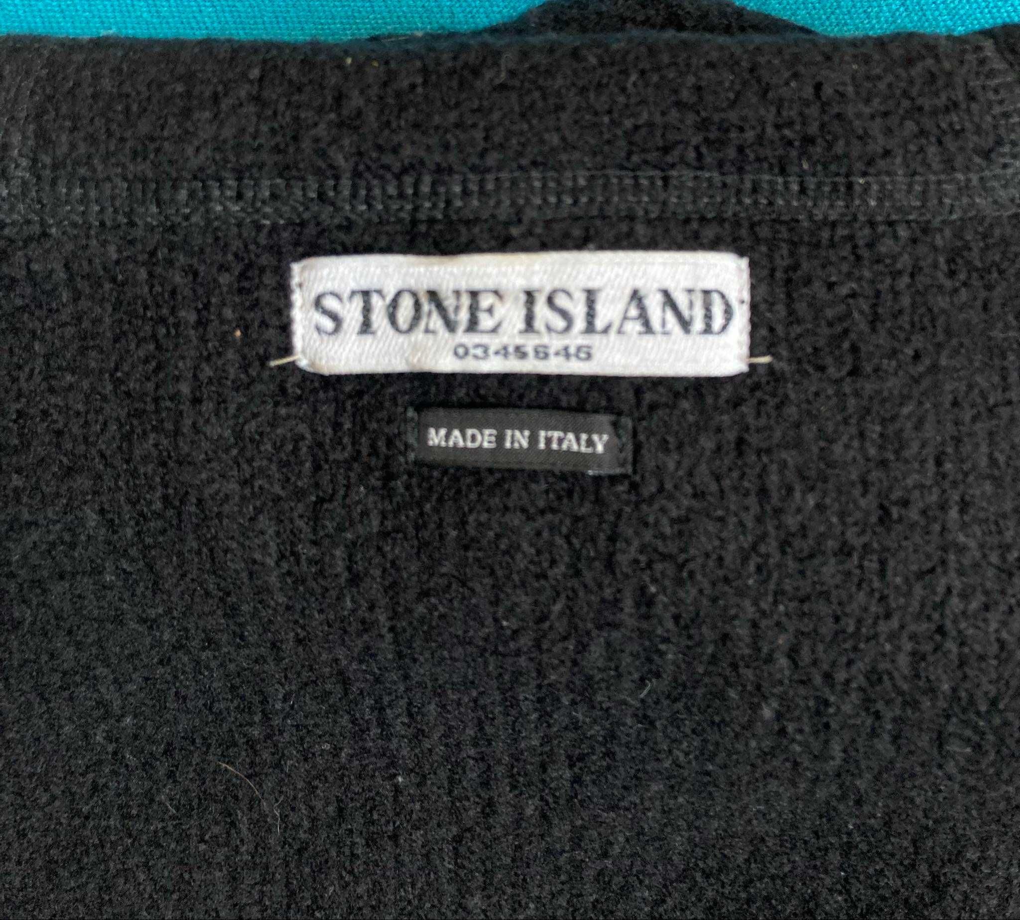 Bluza z kapturem Stone Island 2004 zip 100% Wełna roz. M