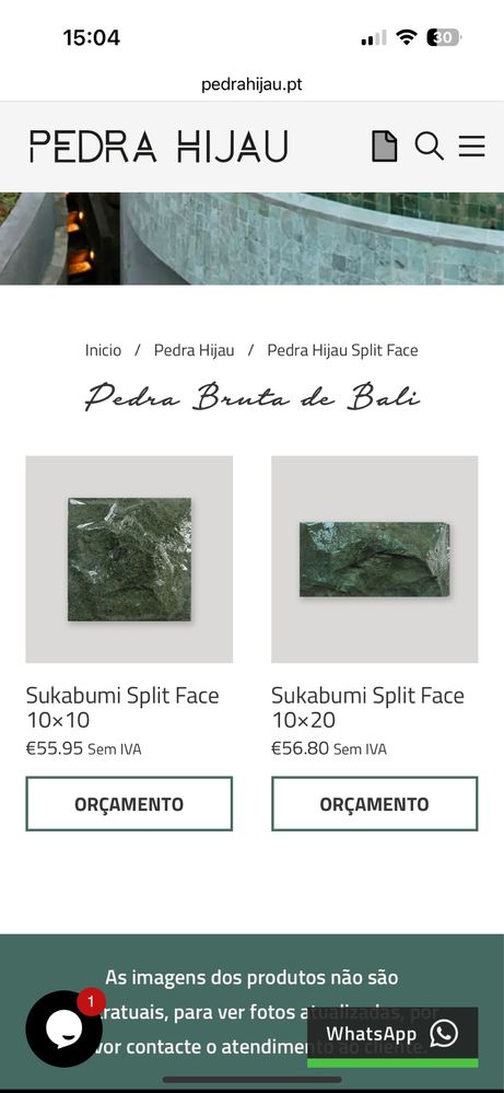 Pedra Hijau / Basalto Verde