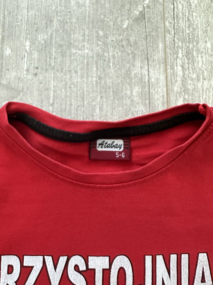 Czerwona koszulka Przystojniak po Tatusiu
