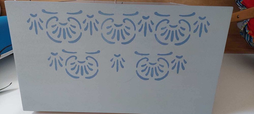 Szafka RTV komoda, malowana PRL