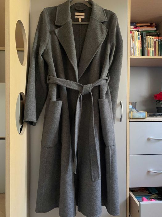 H&M Premium Selection базовое шерстяное пальто с кашемиром