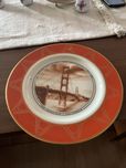 Plate Golden Bridge 50 th anniversary
