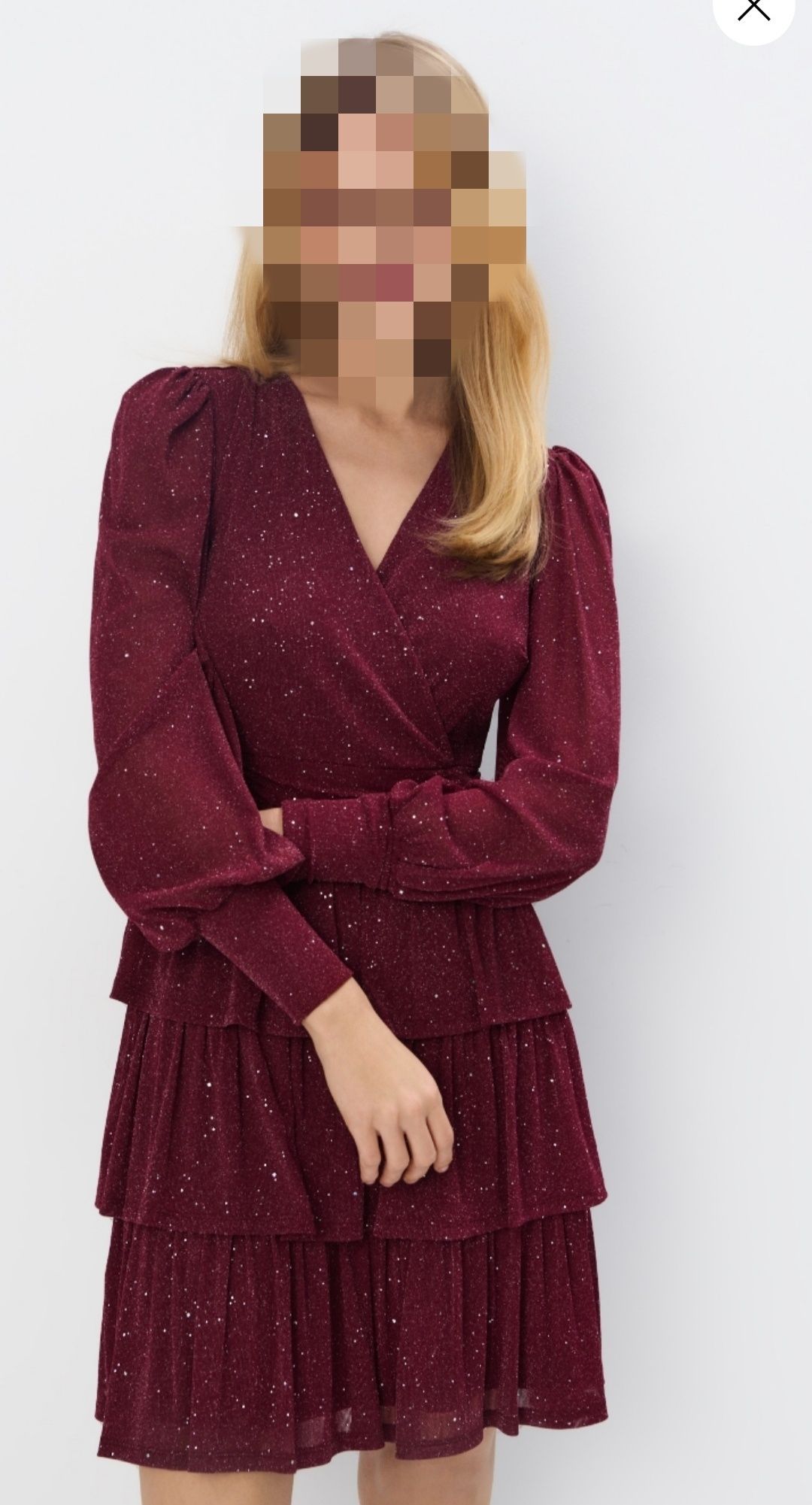 Sukienka elegancka mini karnawał domówka