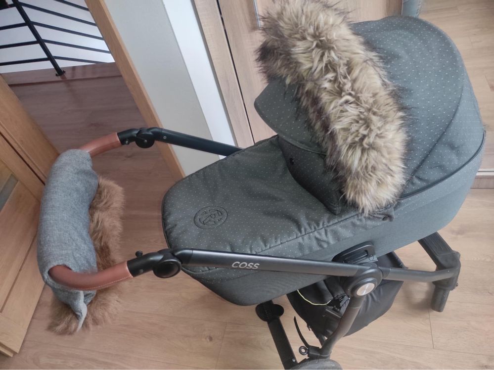 Wózek 3w1 Roan Coss + fotelik Maxi-Cosi