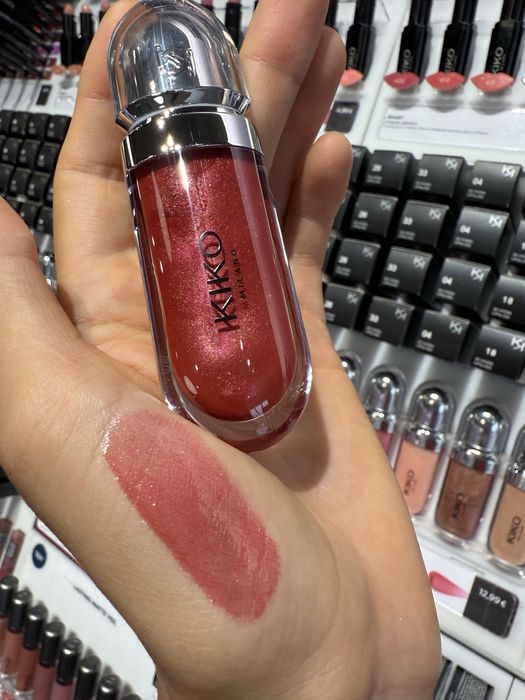 Набір подарунковий Kiko milano 3d hydra lipstik + олівець creamy