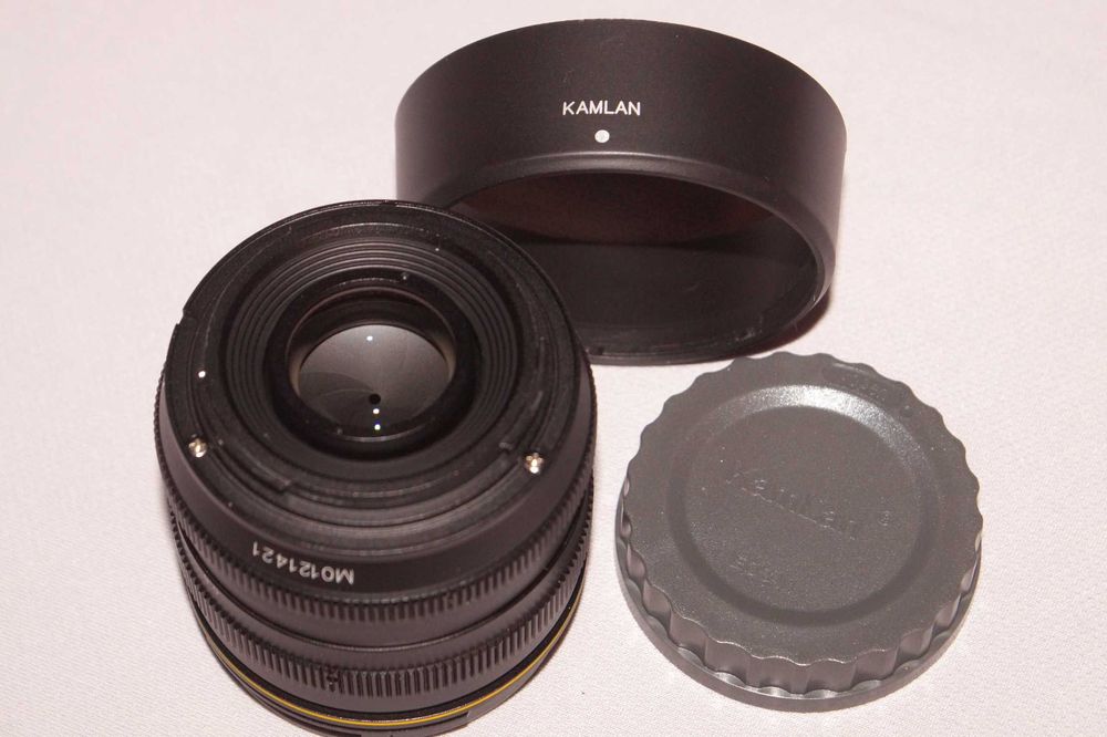 Kamlan 50mm f/1.1 для Canon EF-M