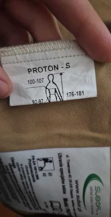 Nomex ubranie specjalne strażaka 3 częściowe