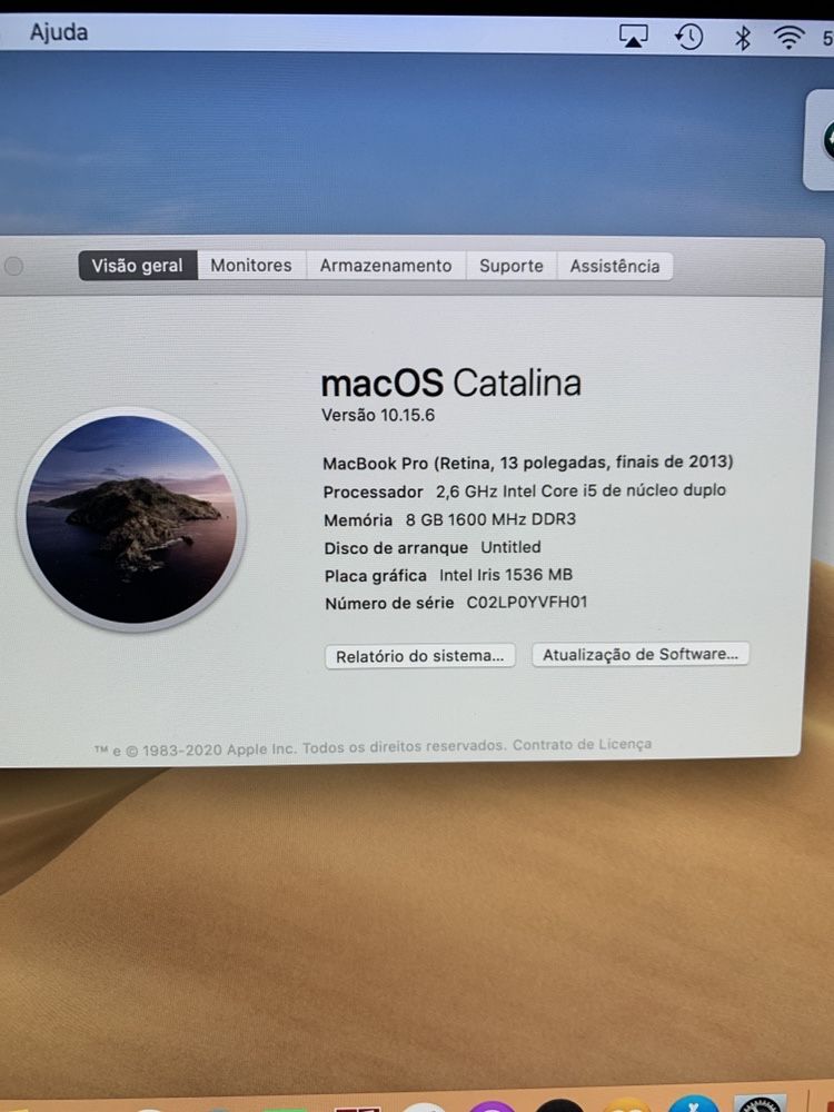 Macbook Pro Retina 13 256SSD (late 2013)