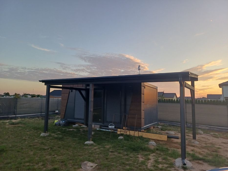 Domek kontenerowy 18 m2 na działce  budowlanej 997 m2 warunki zabudowy