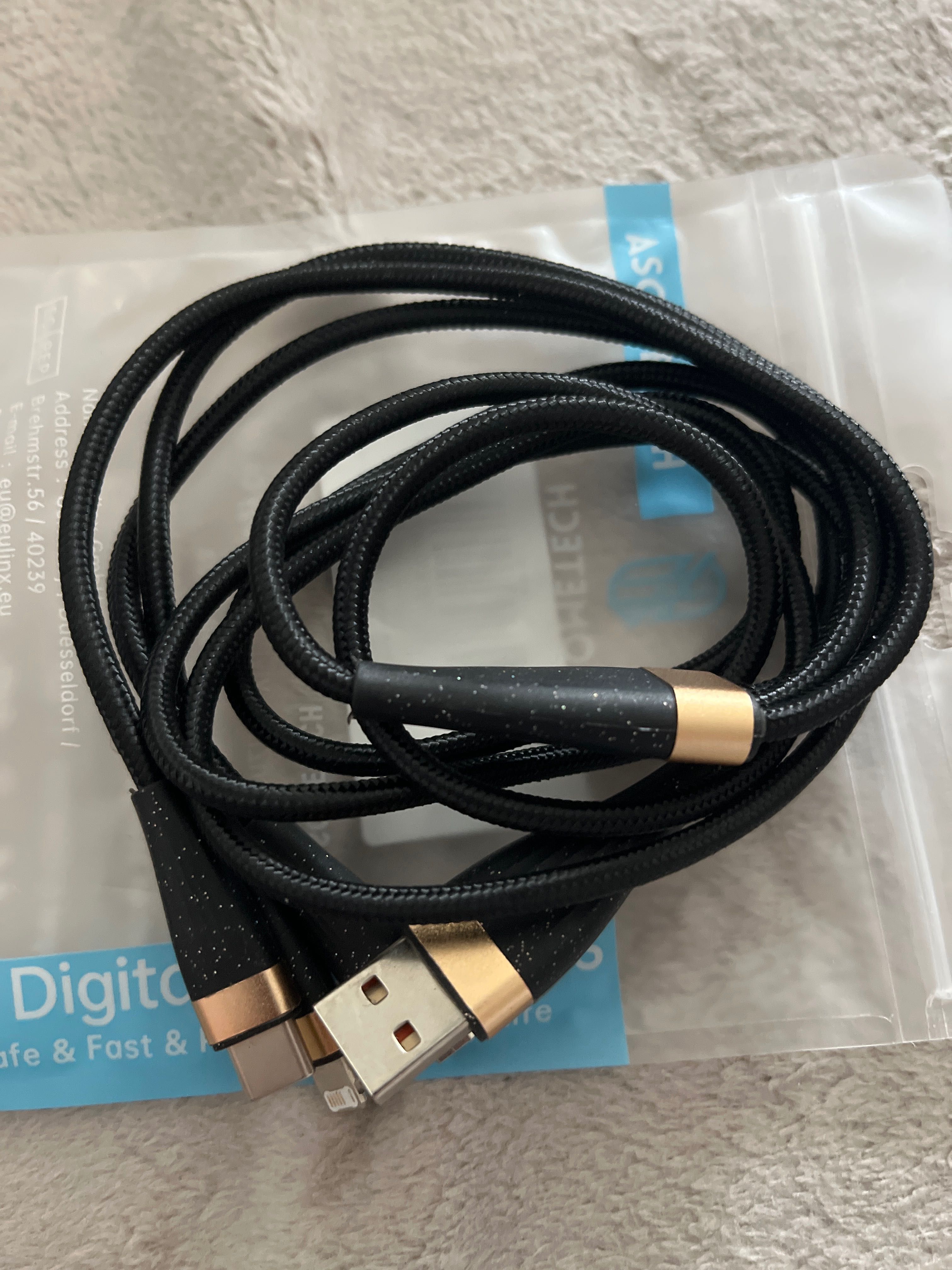 Kabel do ładowania 3w1
