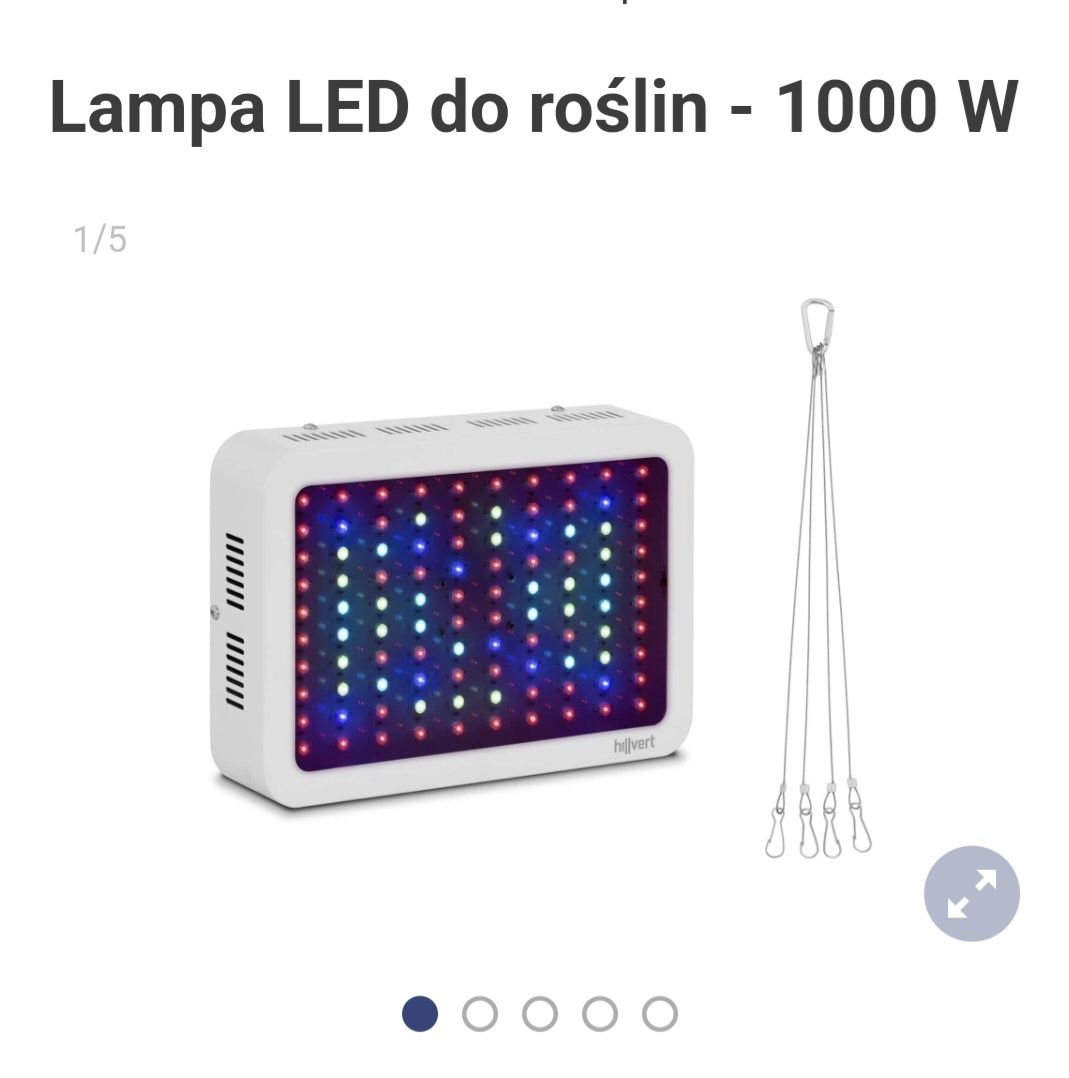 Lampa Led do roślin 1000 W