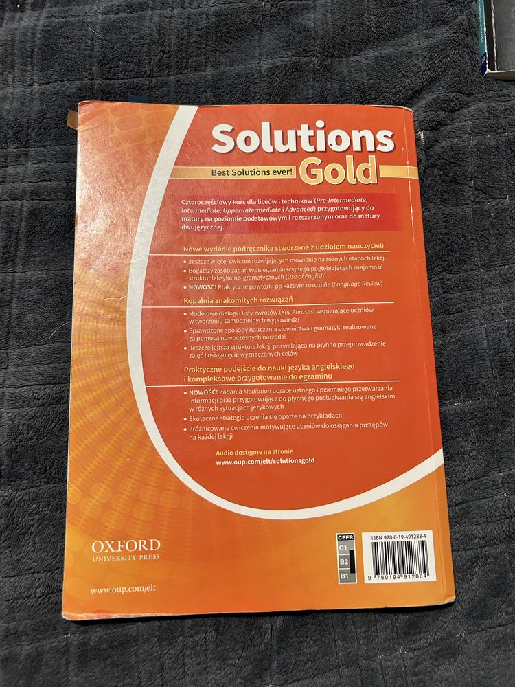 Solutions gold upper-intermediate