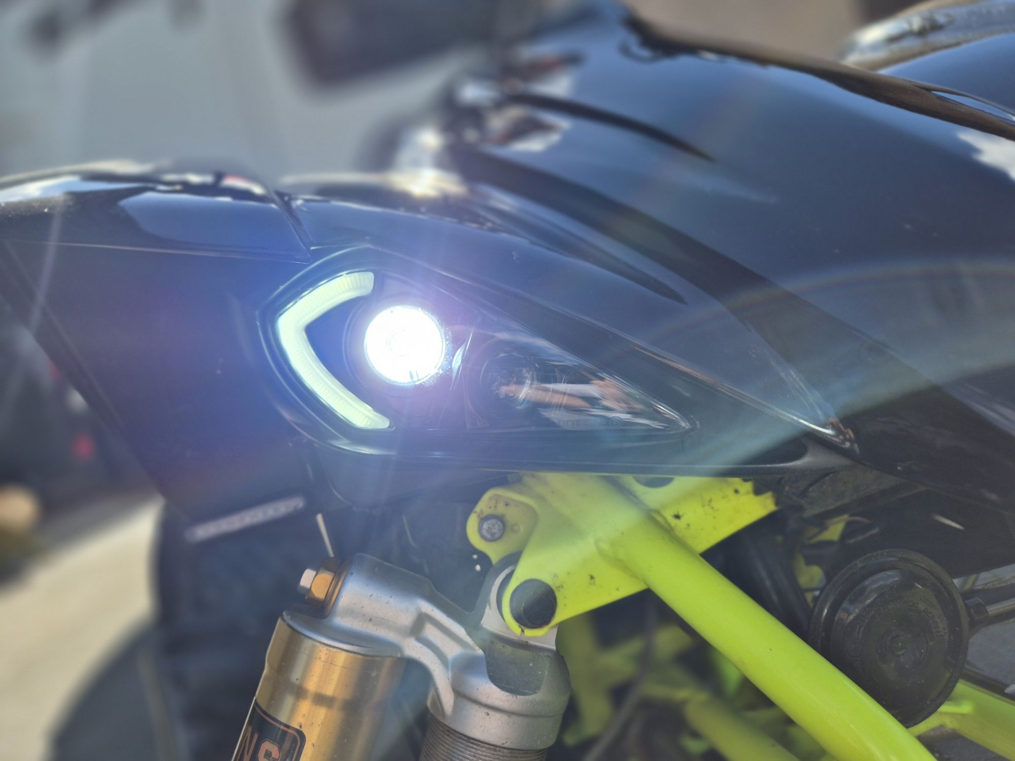 Przednia lampa reflektor LED kierunki DRL Yamaha Raptor 700 YFZ 450