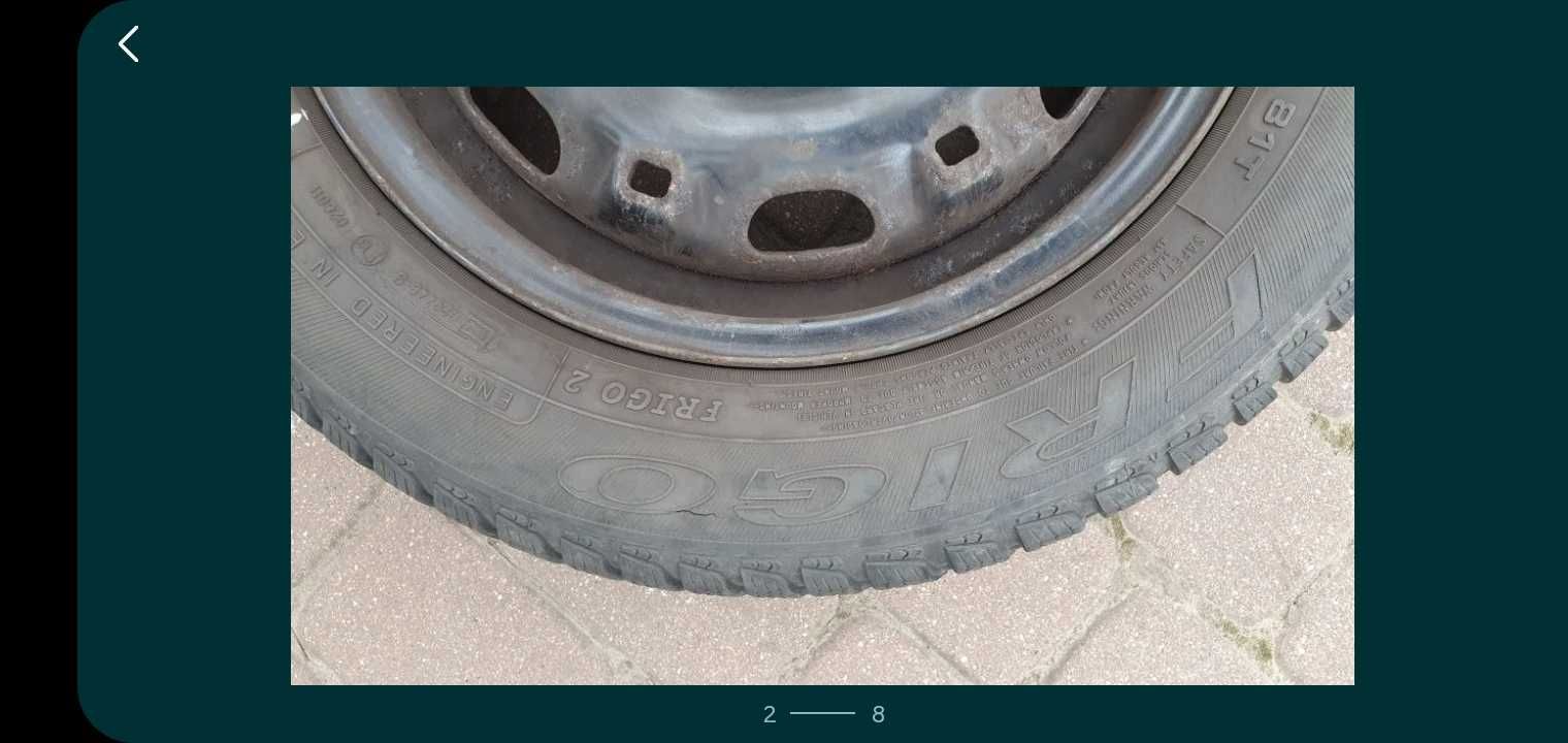 Koła - felgi + zimowe opony Ďębica  165 /70 R14