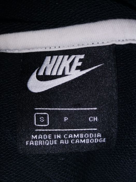 Bluza z kapturem damska Nike oryginalna S 36 z białym napisem 80% Bawe