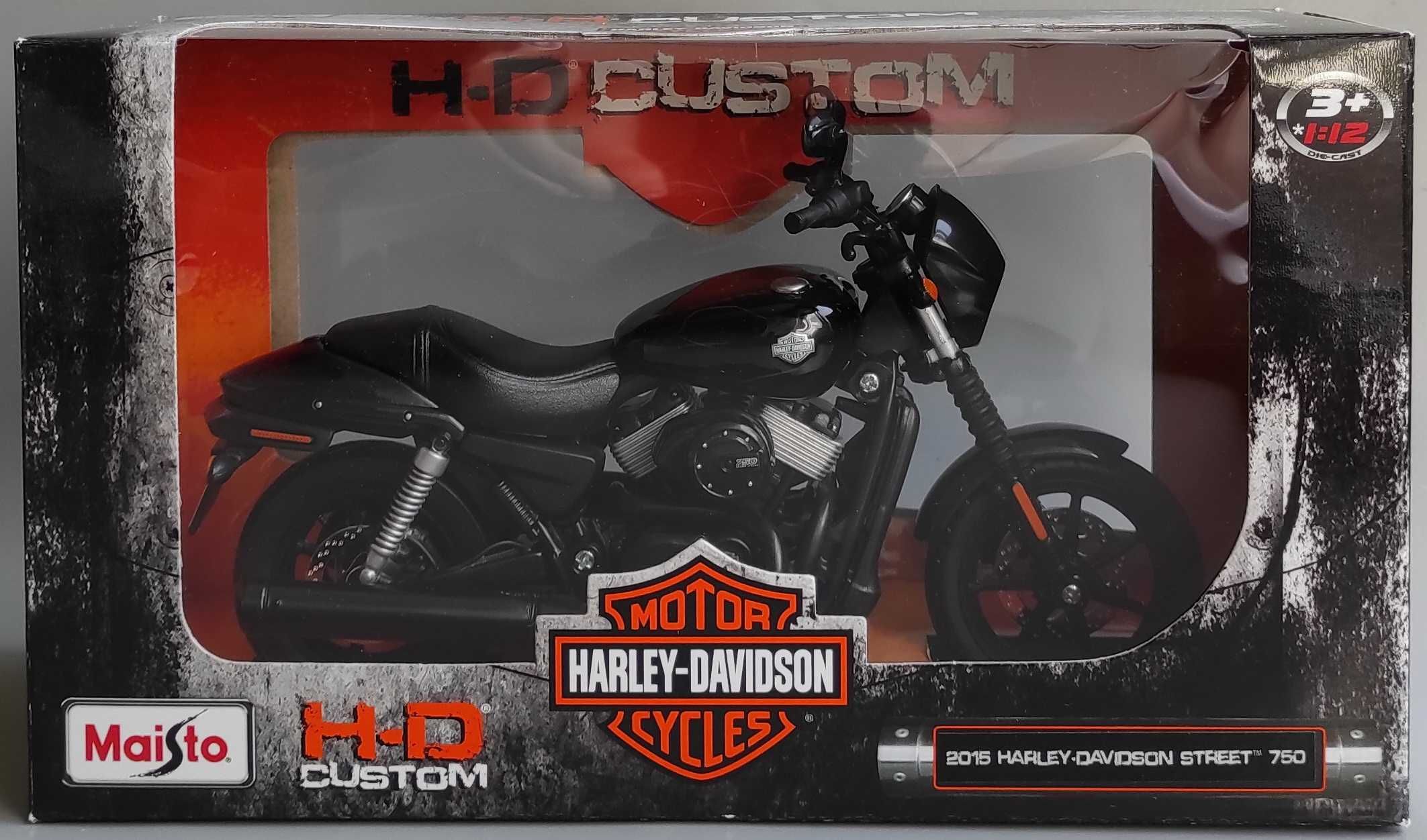 Модель "Harley-Davidson Street 750 2015" 1/12 (Maisto)