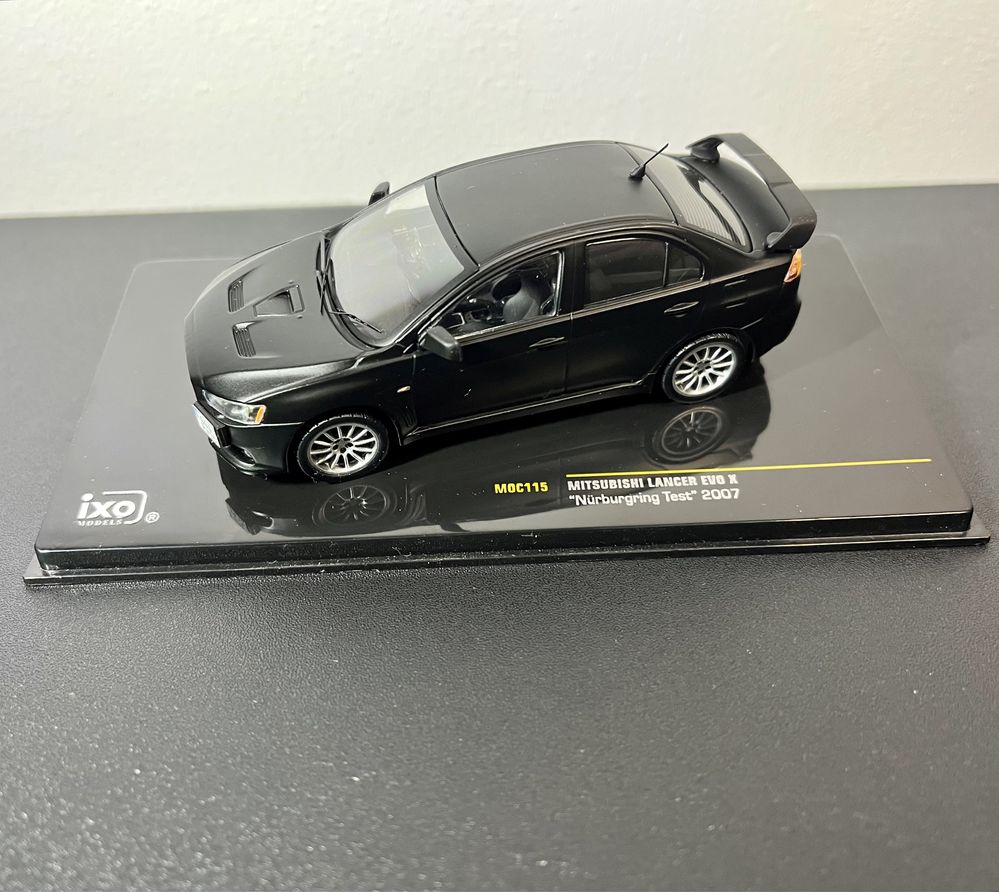 Модель Mitsubishi Lancer Evo X "Nürburgring Test" 2007 Ixo 1/43