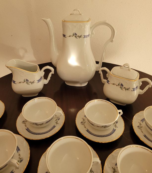 Conjunto de Café Completo  Vista Alegre Nunca Usado