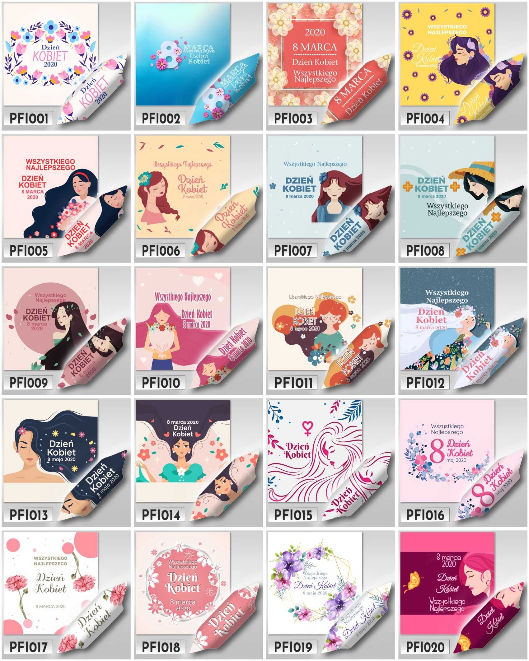KRÓWKI personalizowane na Dzień Kobiet CUKIEREK 10kpl