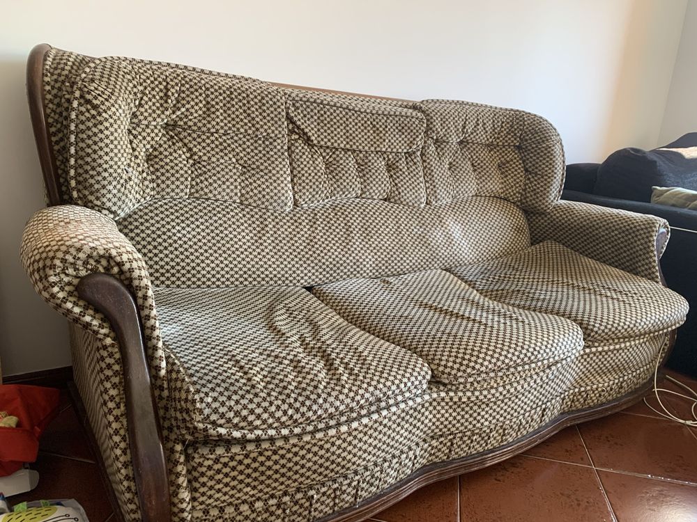 Sofá-cama com 3 lugares