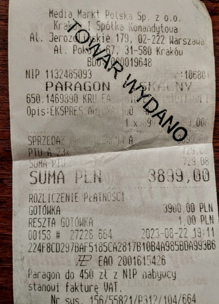 Ekspres ciśnieniowy automatyczny Krups Intuition