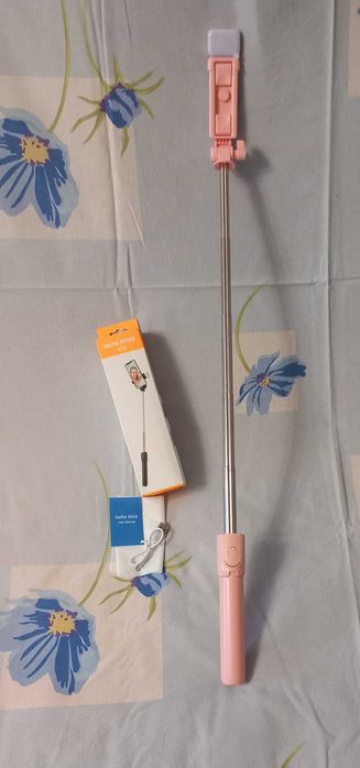 Селфи-палка (селфи палка), штатив для телефона R1S + свет