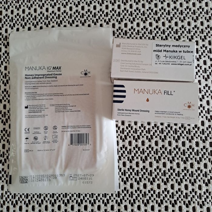Miod manuka plastry