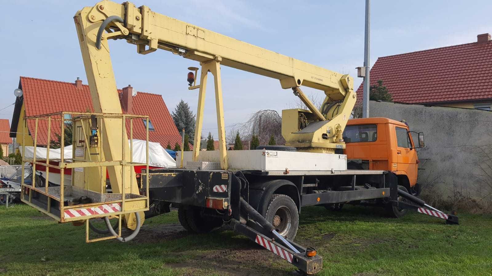 Wumag wt200 wt220 podnośnik koszowy 22m hydraulik