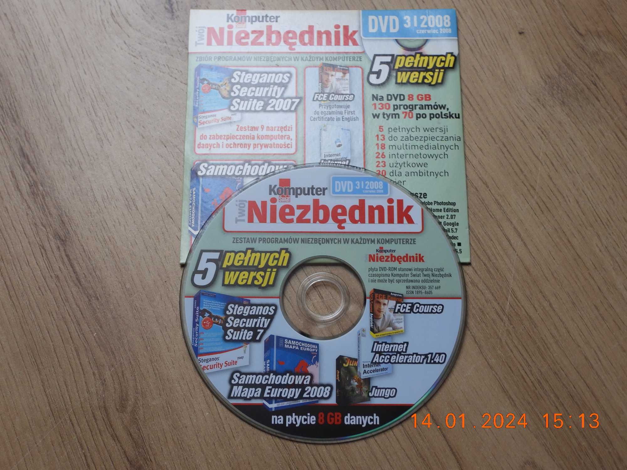 Komputer Świat -Twój Niezbędnik nr 3/2008   DVD