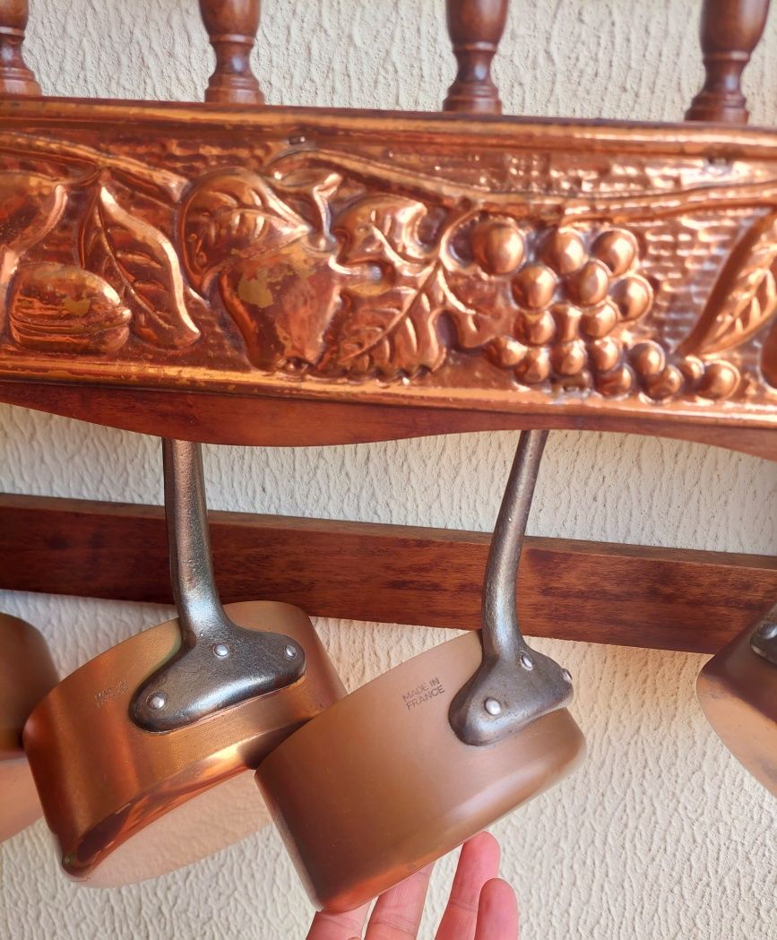 Expositor + panelas de cobre