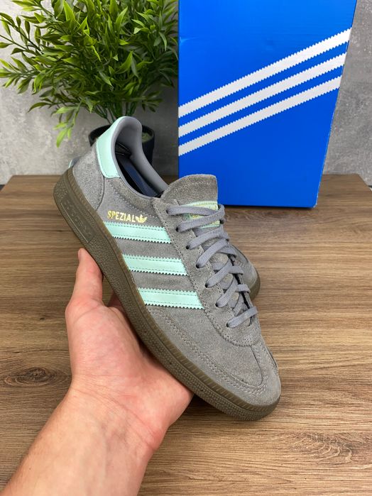 Adidas Handball Spezial JI4471 38,5 – szare zamszowe sneakersy retro