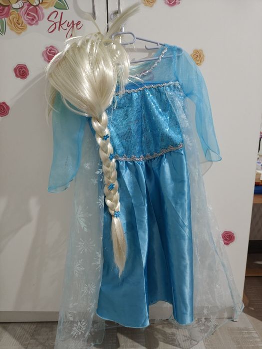 Сукня костюм Ельза і перука Ельзи нова