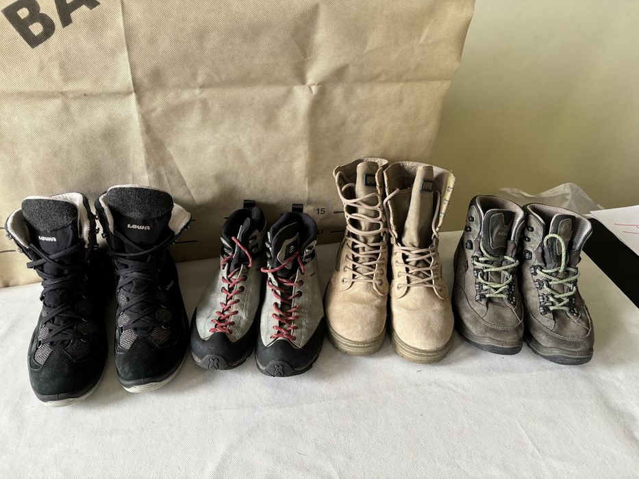 41 трекінгові ботінки lowa scarpa gore-tex