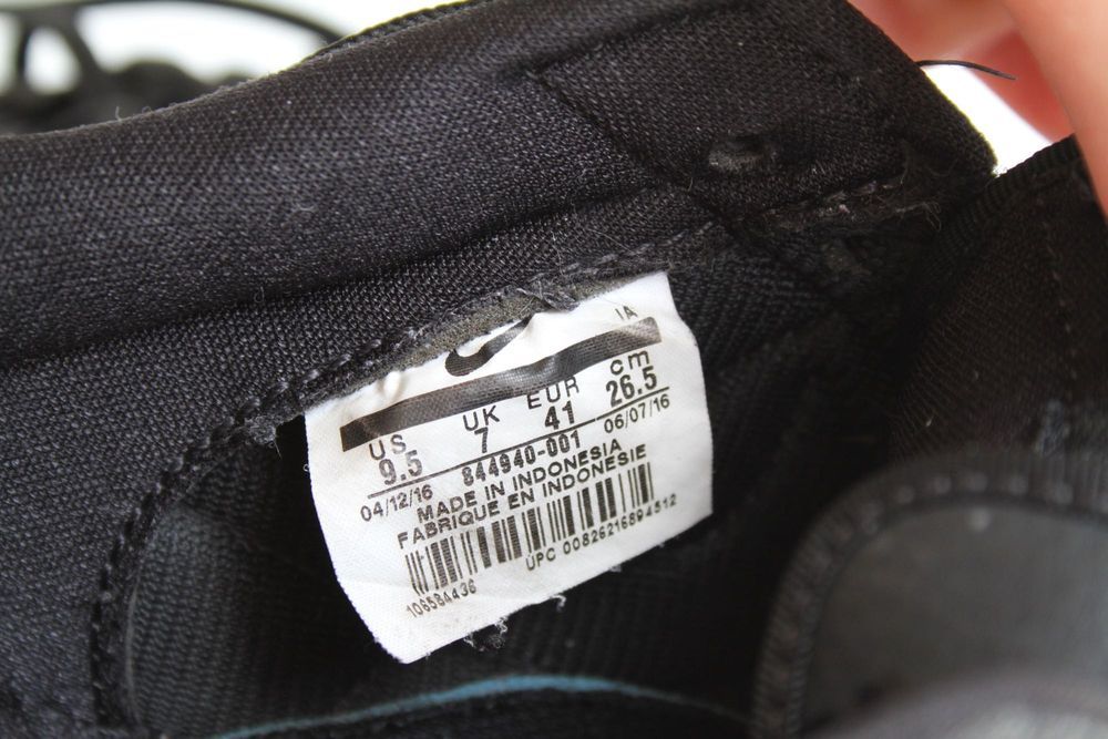 кроссовки черные Nike Air Force 1 размер 41