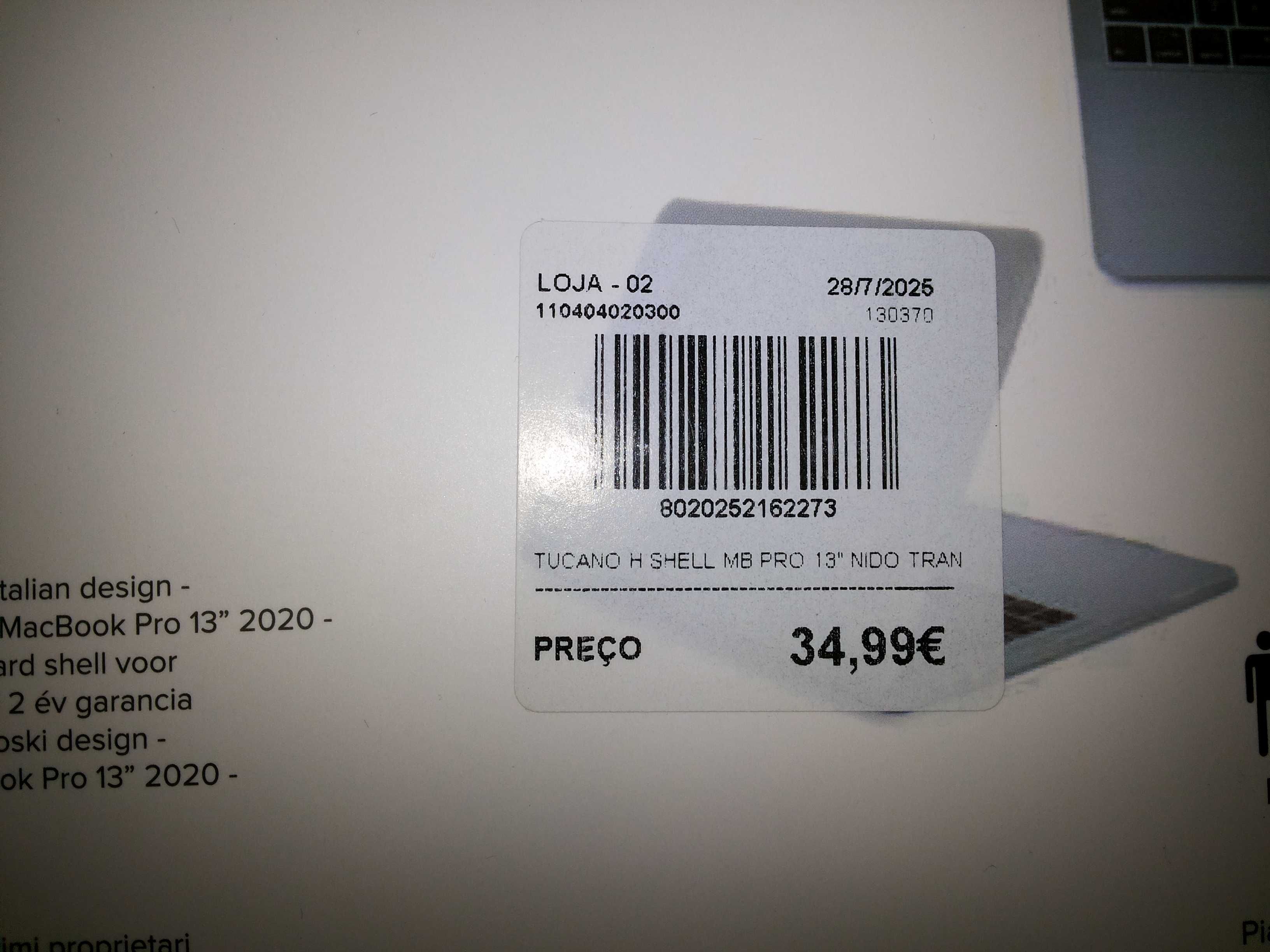 Apple Macbook Pro 13 - Capa Rígida Tucano