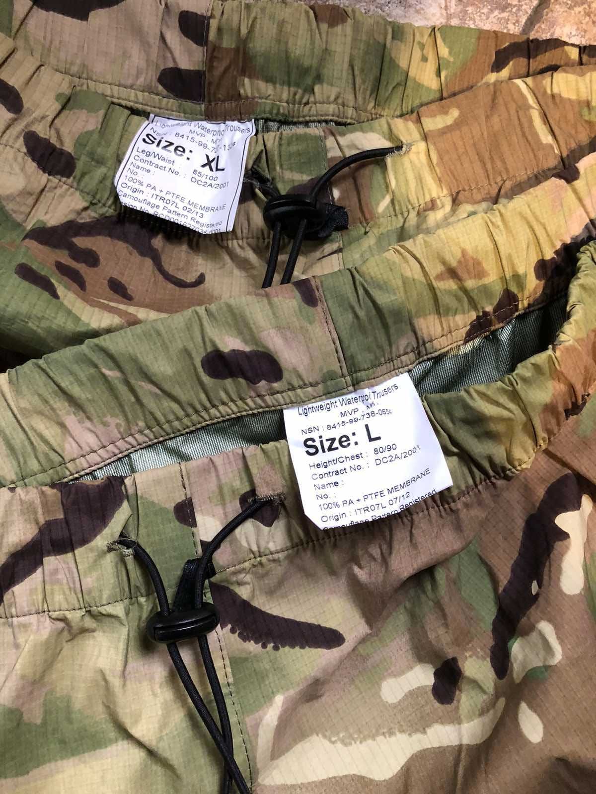 Британські дощові ШТАНИ гортекс Gore-Tex MTP mvp ВСІ РОЗМІРИ