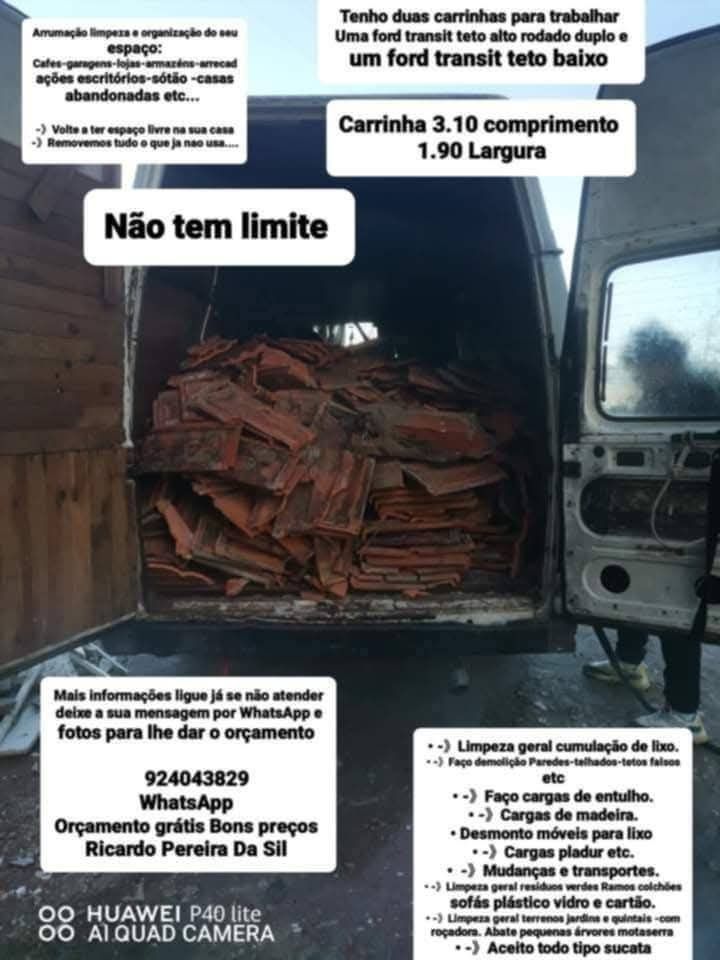 Recolha de Entulho madeira Pladur removemos tudo que ja nao usa