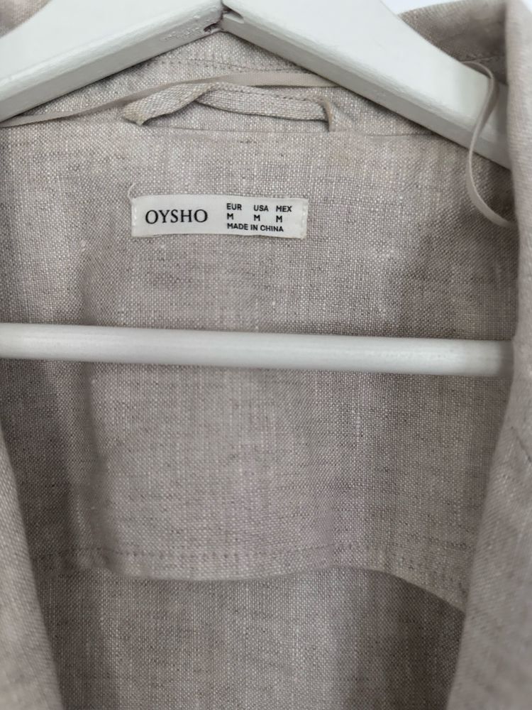 Blazer oversize Oysho 100% len premium