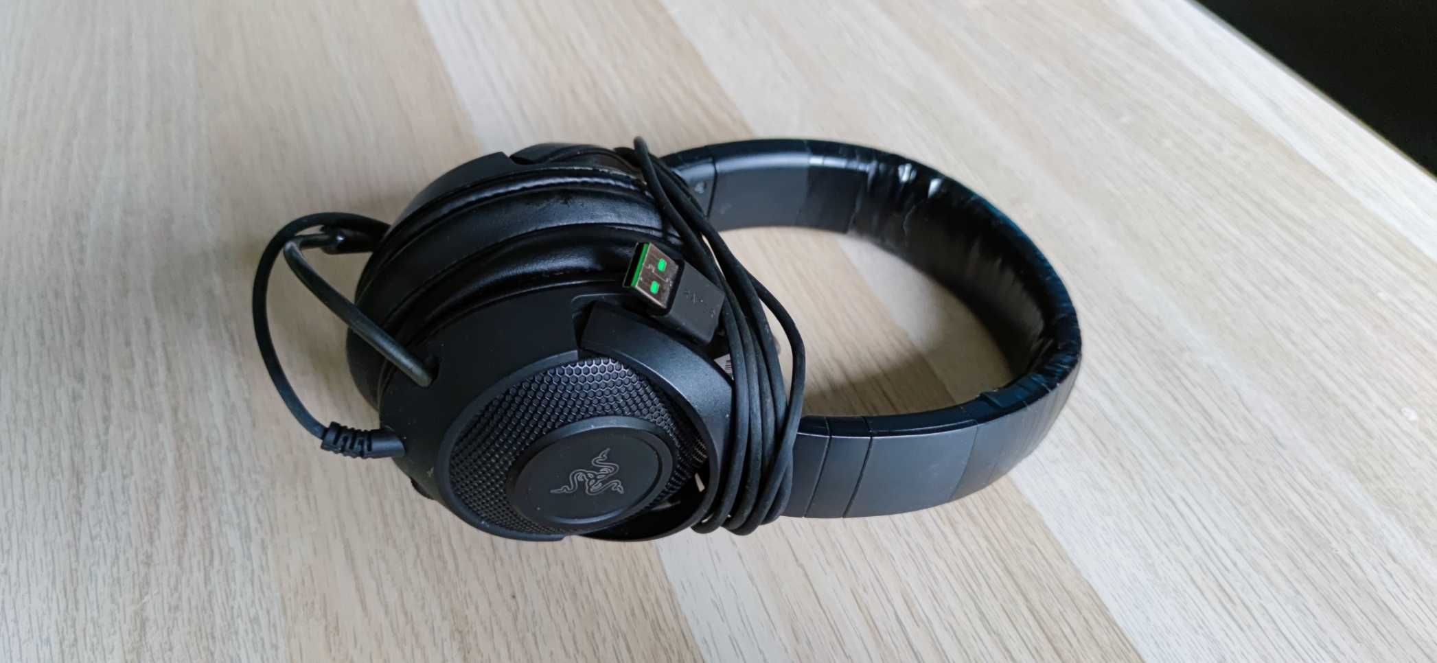 Słuchawki przewodowe gamingowe 7.1 Razer Kraken X lite