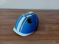 Kask rowerowy niebieski