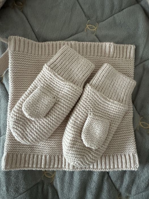 Набір НМ(шапка,хомут та рукавички)